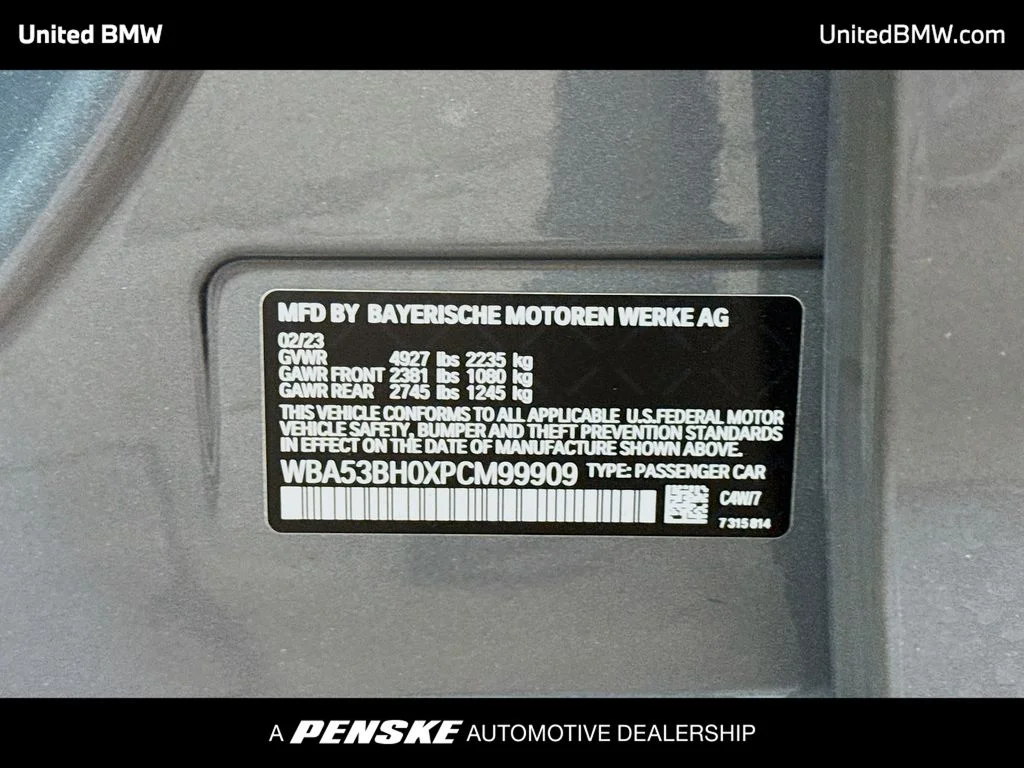 Used 2023 Gray Metallic BMW 530i image 15