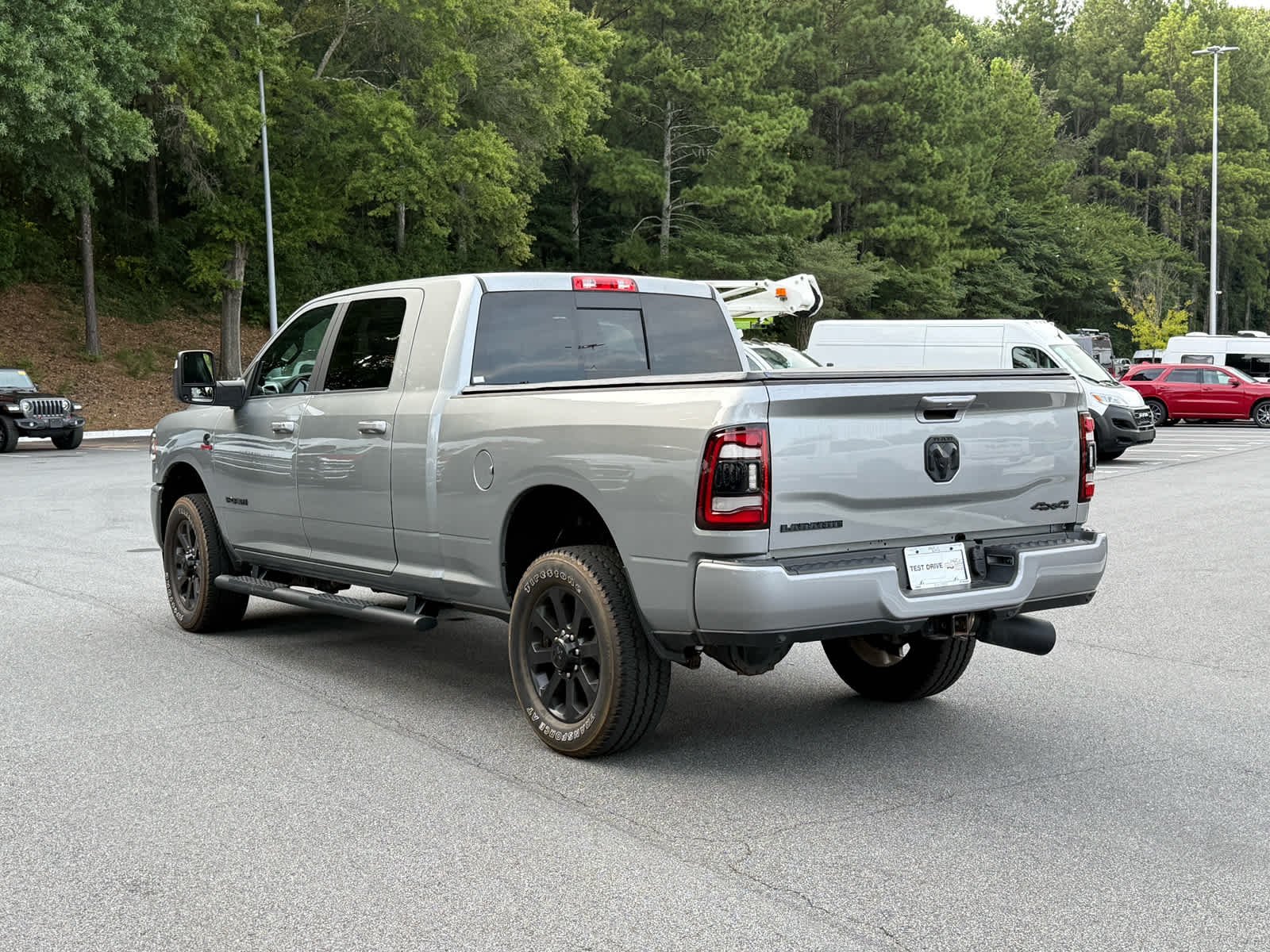 Used 2024 Billet Silver Metallic Clearcoat Ram Laramie image 3