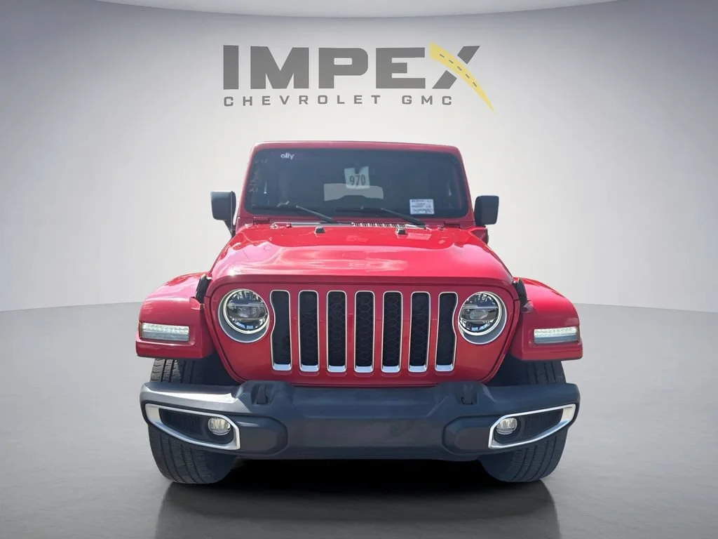 Used 2021 Red Jeep Unlimited Sahara image 6