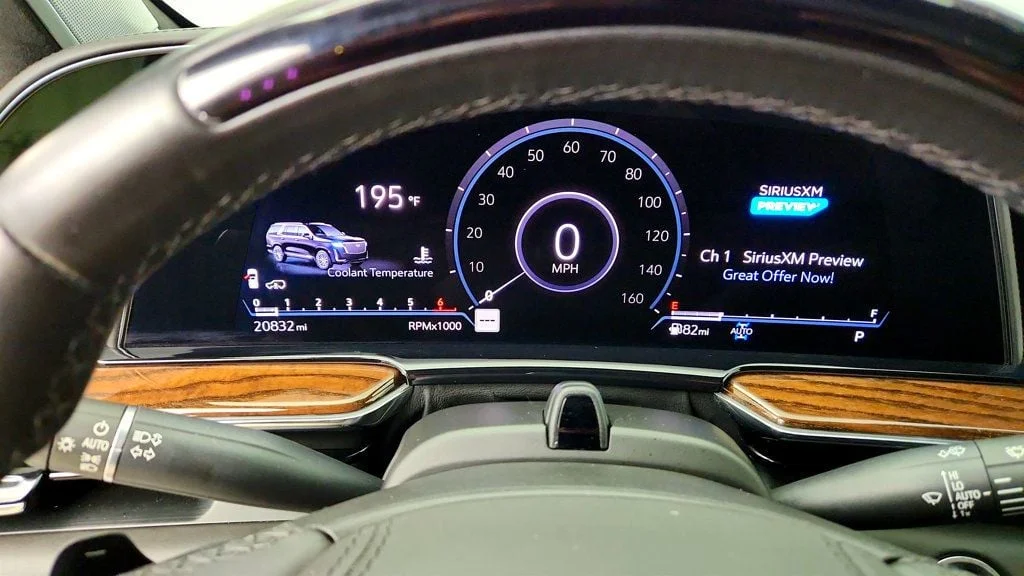 Used 2021 Satin Steel Metallic Cadillac 4WD 4dr Sport Platinum w/ Super Cruise & Night Vision image 14