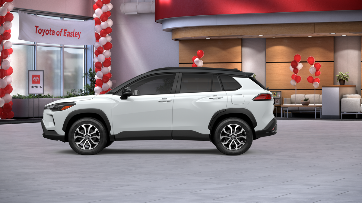 New 2026 Wind Chill Pearl with Jet Black roof Toyota Hybrid SE image 4