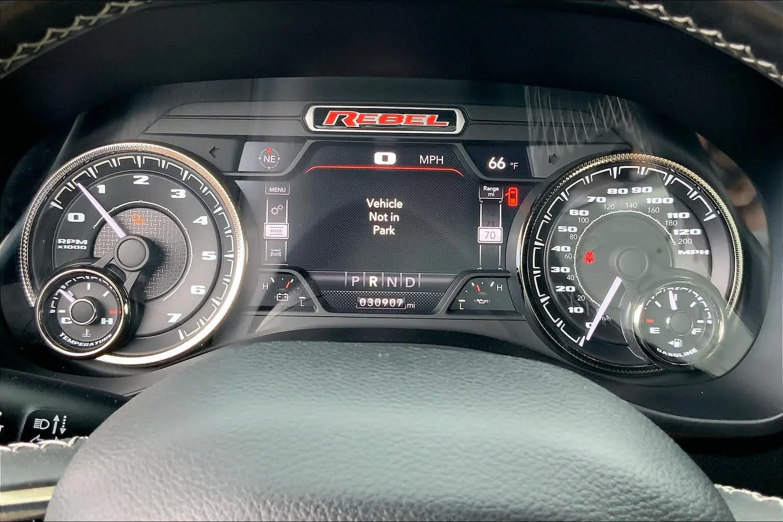 Used 2021 Billet Silver Metallic Clearcoat Ram Rebel image 25