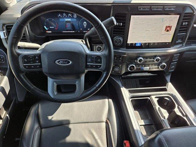 Used 2024 Antimatter Blue Metallic Ford LARIAT image 24