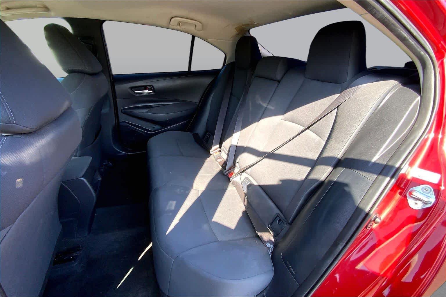 Used 2021 Barcelona Red Metallic Toyota LE image 20