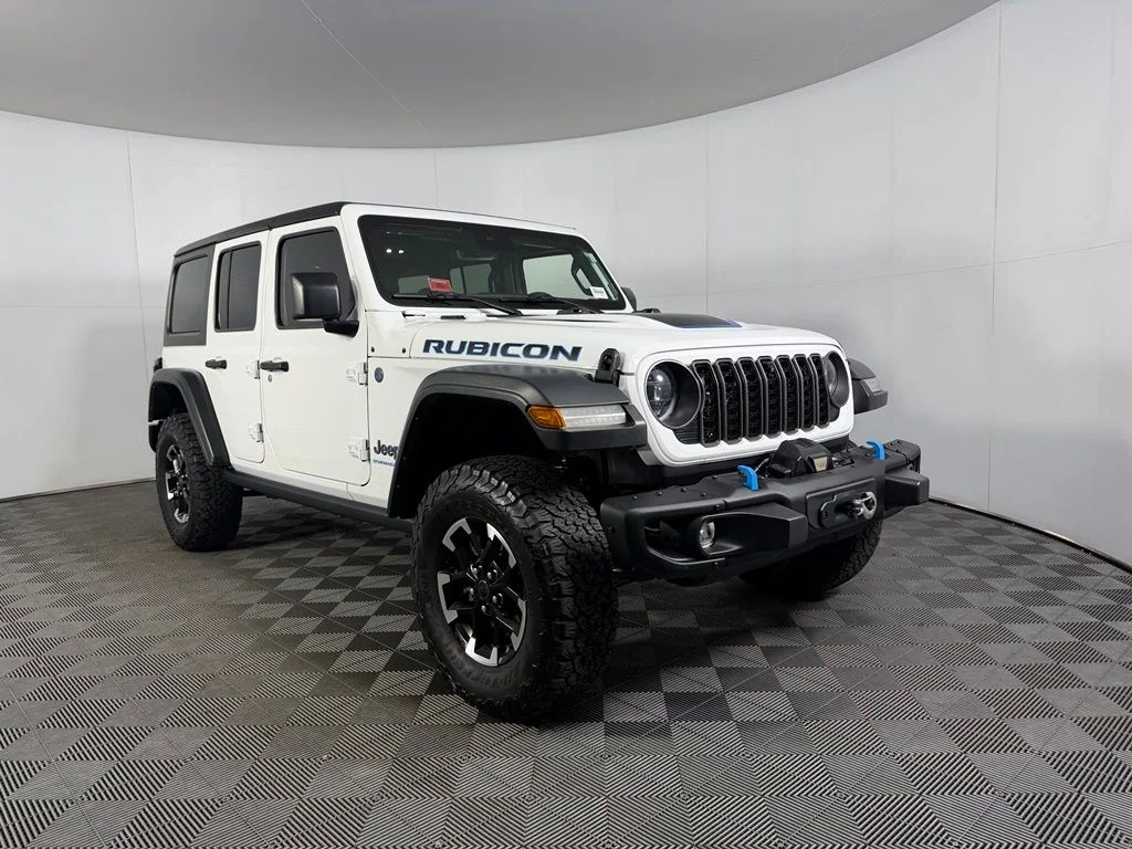Used 2024 White Jeep Rubicon 4xe image 5