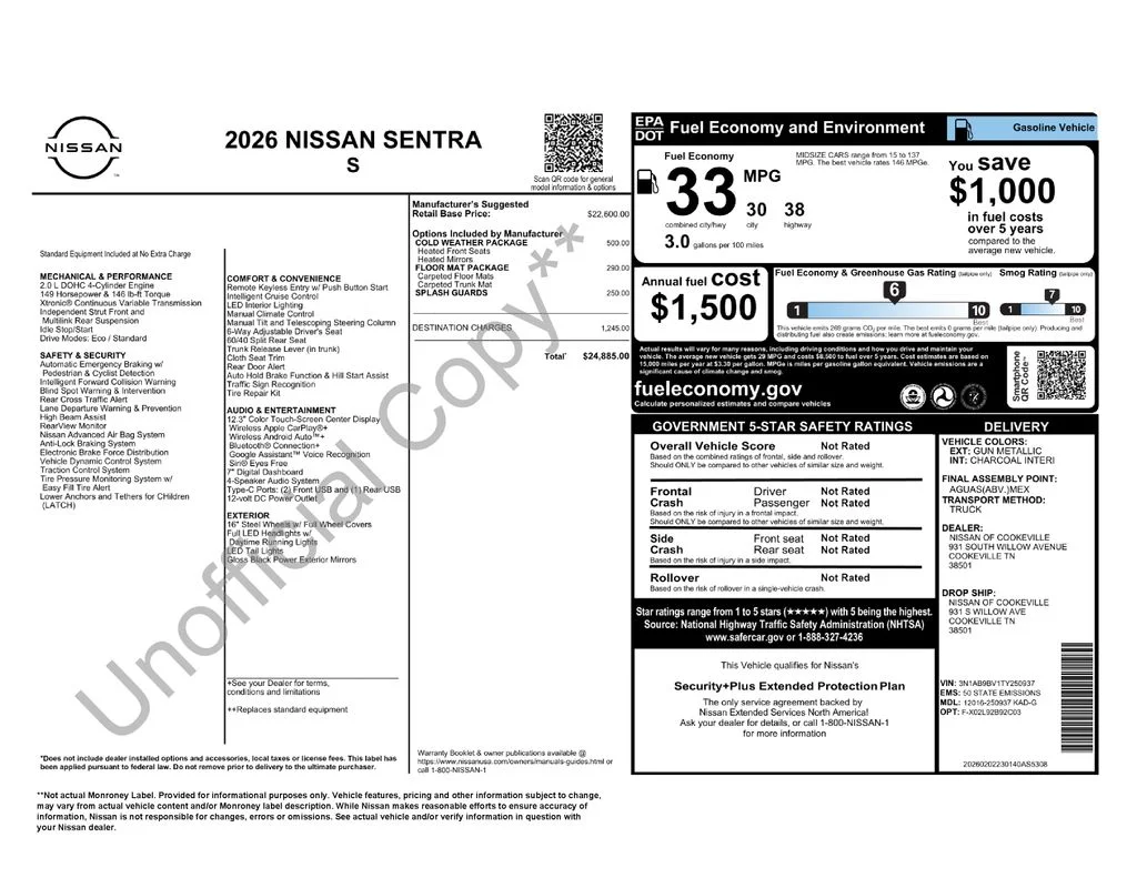 New 2026 Gray Nissan S image 5