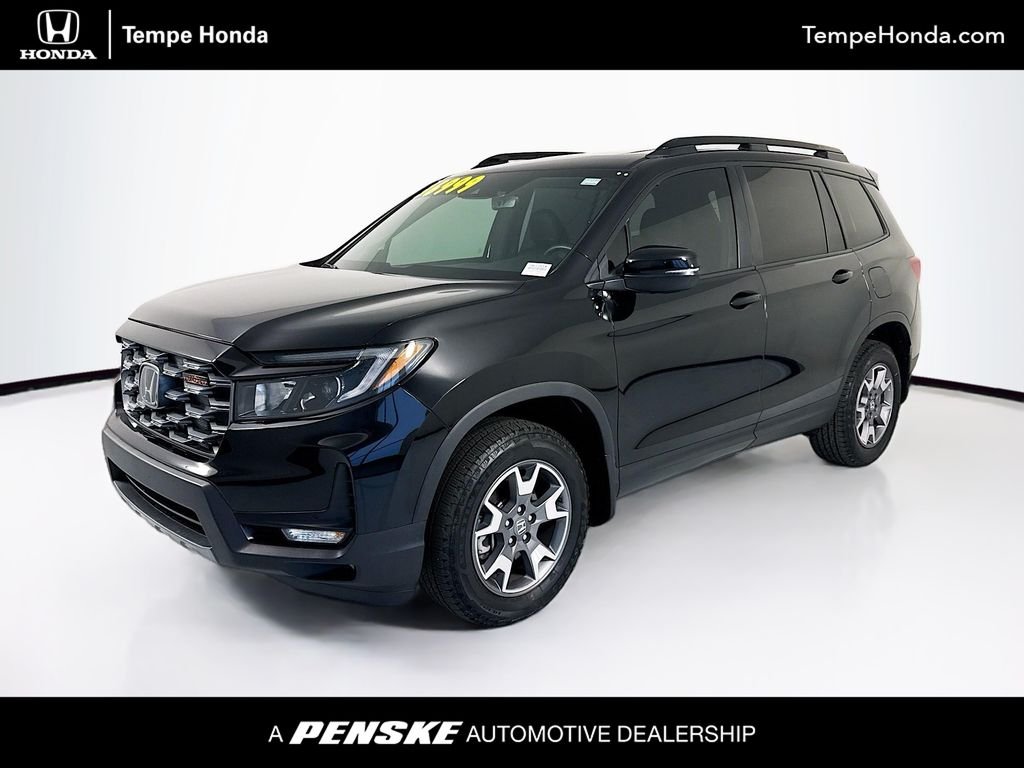 Certified Used 2023 Crystal Black Pearl Honda TrailSport image 1