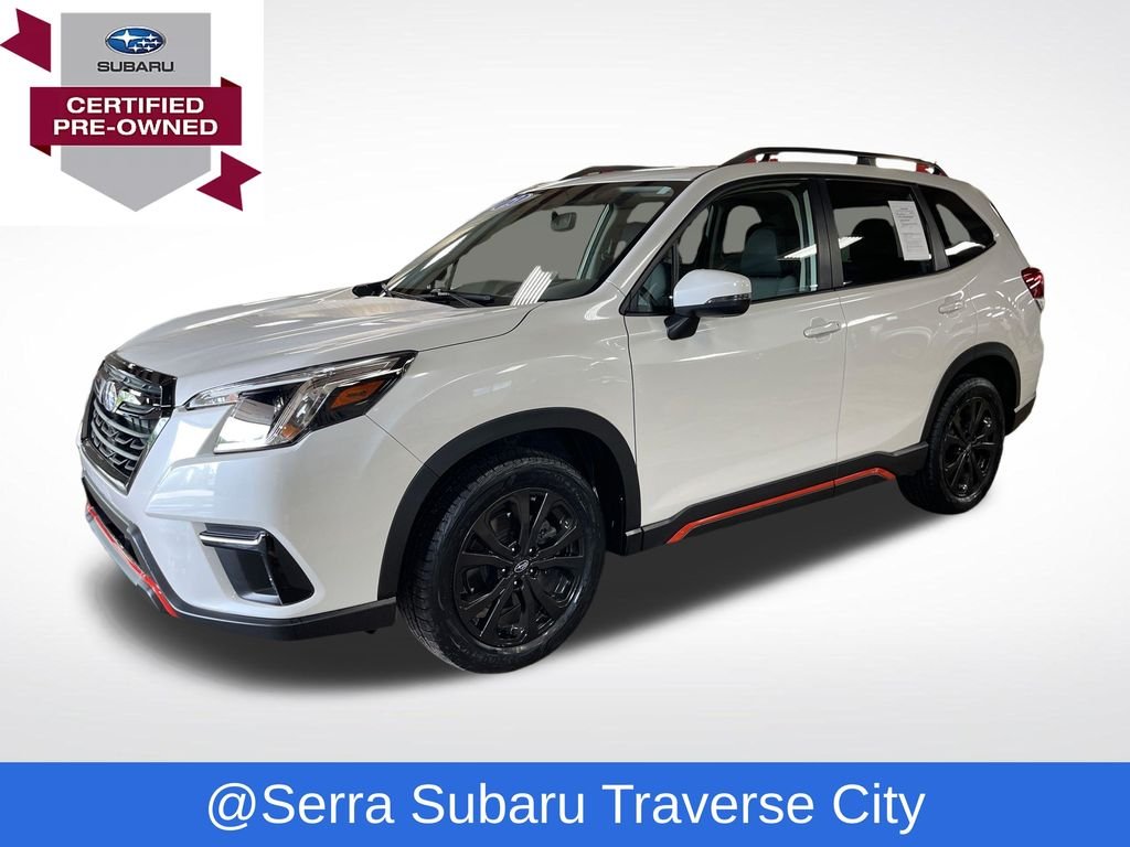Certified Used 2023 White Subaru Sport image 1
