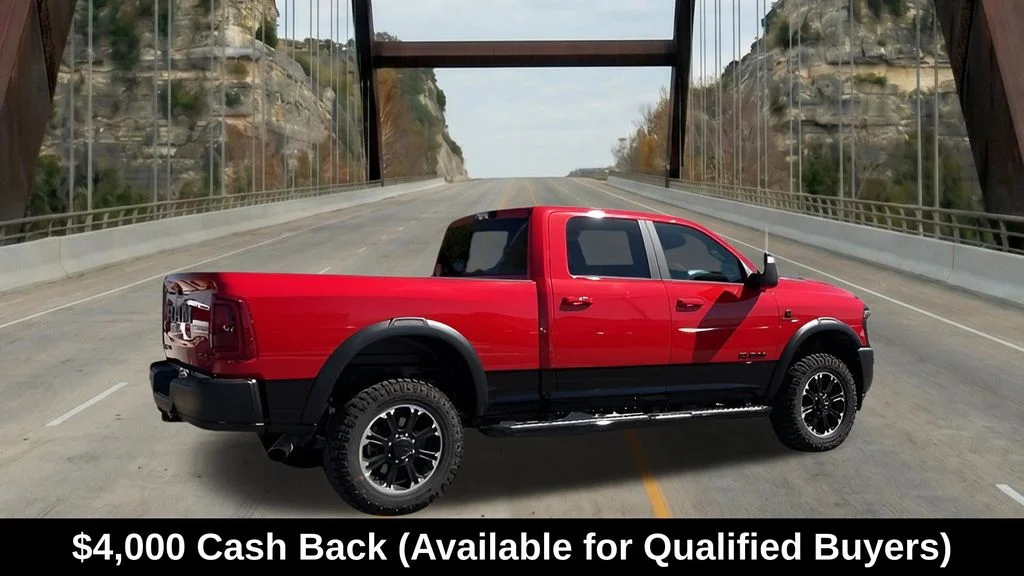 New 2026 Flame Red Clear-Coat Exterior Paint RAM Rebel image 10