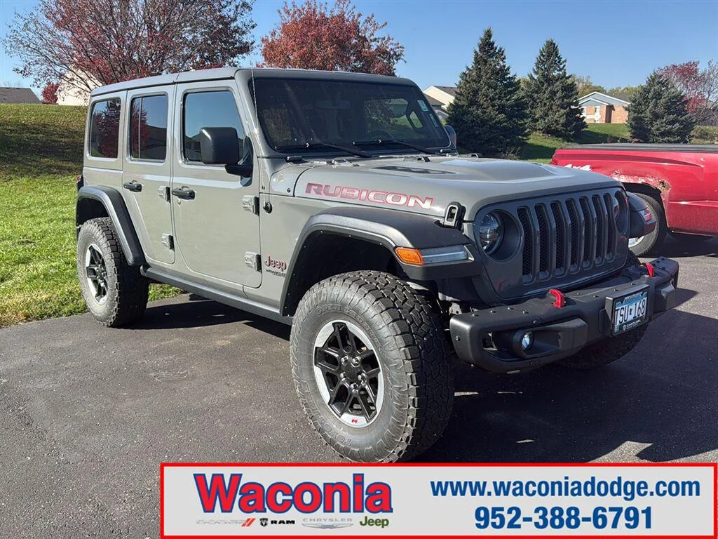 Used 2020 Sting-Gray Clearcoat Jeep Rubicon image 1