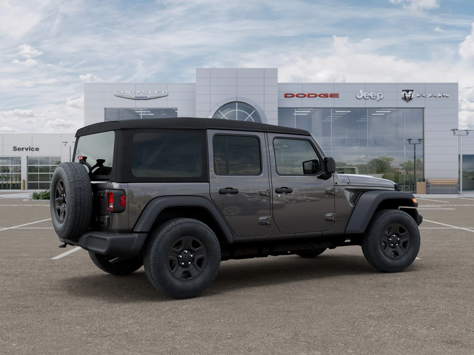 New 2026 Granite Crystal Metallic Clear-Coat Exterior Paint Jeep Sport image 37