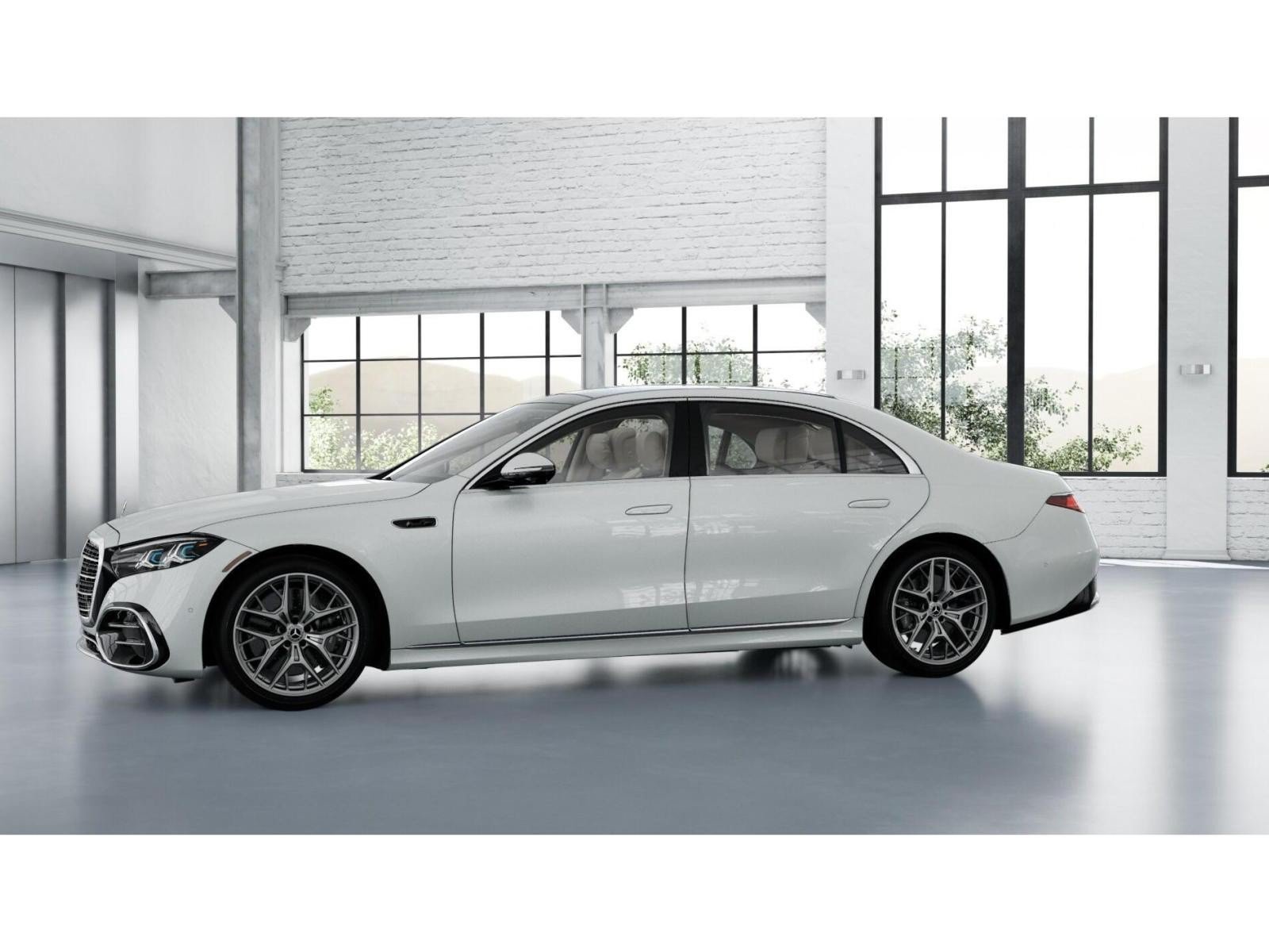 New 2027 MANUFAKTUR Moonlight White Metallic Mercedes-Benz S 580 4D Sedan 4MATIC® image 37