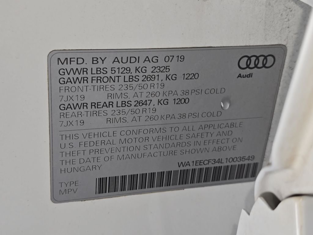 Used 2020 White Audi Premium Plus S line image 33