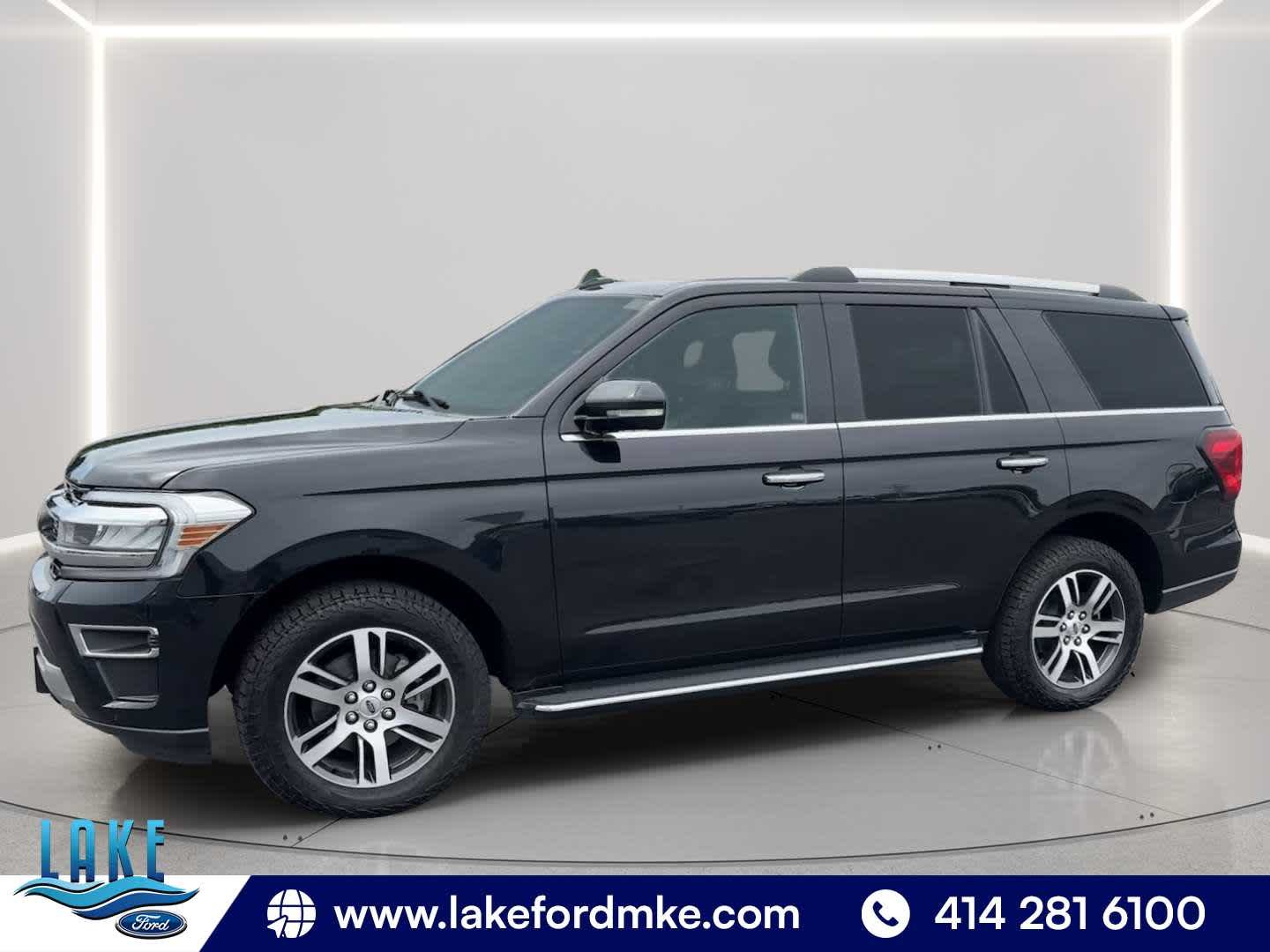 Used 2023 Agate Black Metallic Ford Limited image 4