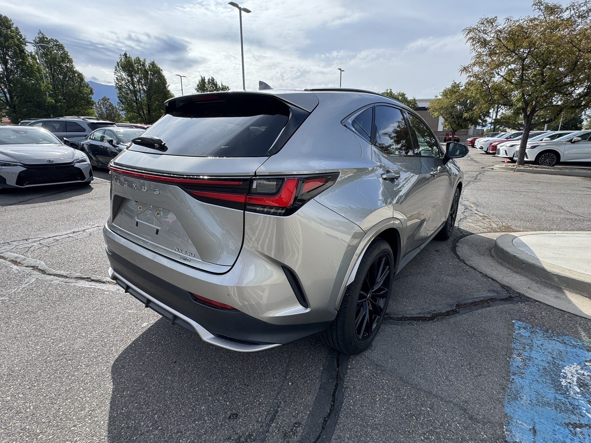 Used 2024 Atomic Silver Lexus 350 F SPORT Handling image 5