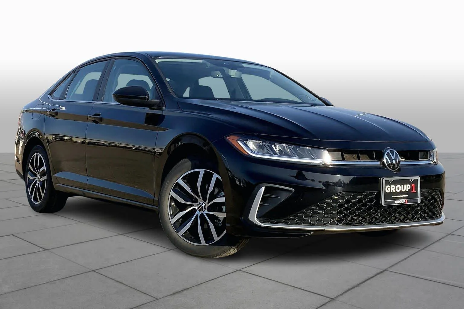 New 2026 Deep Black Pearl Volkswagen SE image 2