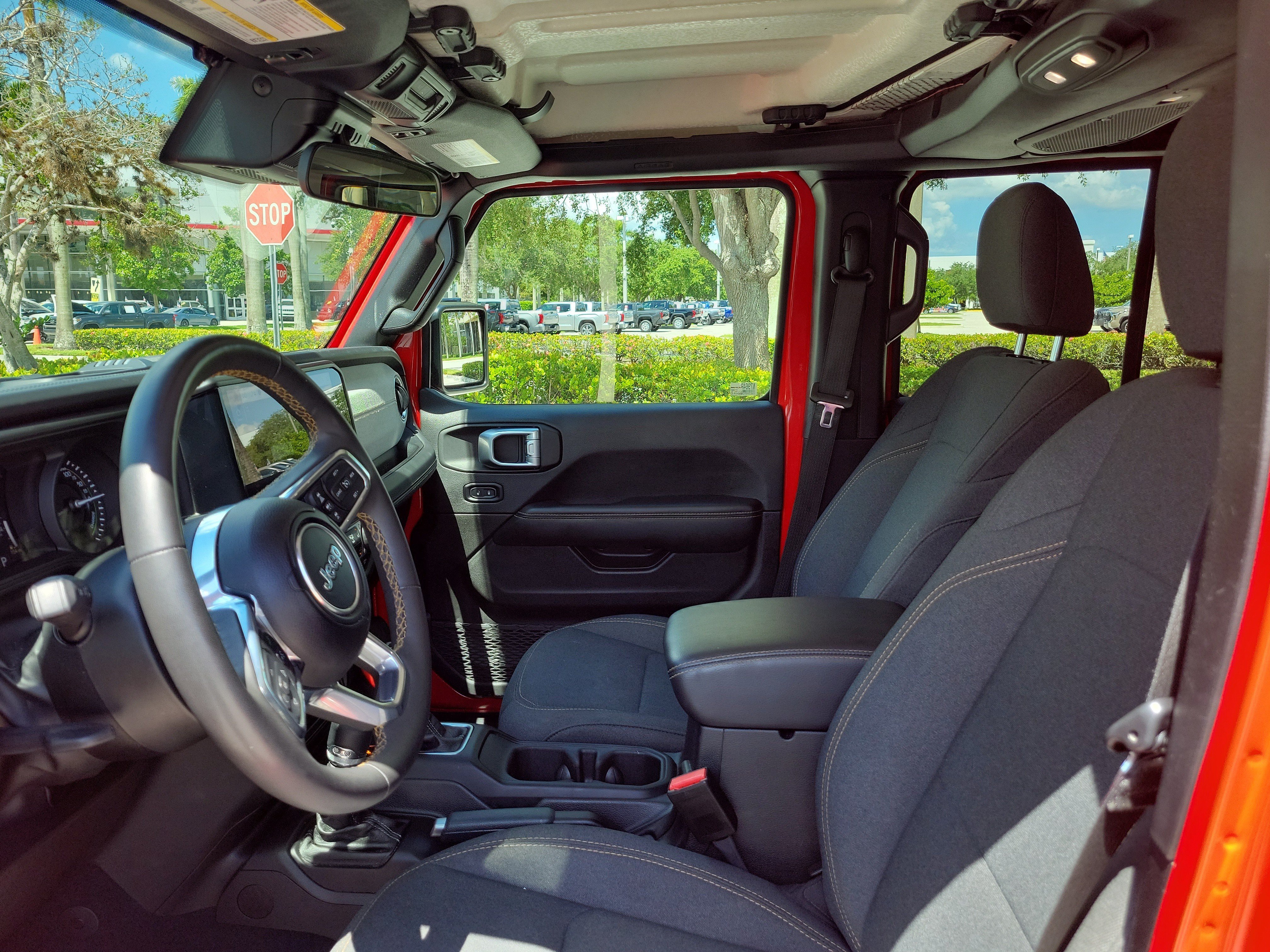 Used 2024 Firecracker Red Clearcoat Jeep Sahara image 23