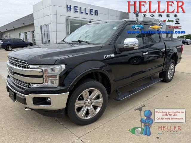 Used 2019 Agate Black Metallic Ford LARIAT image 1