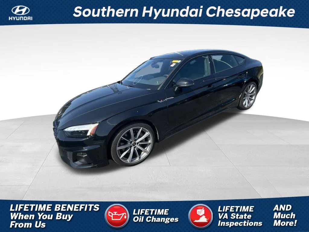 Used 2025 Black Audi 45 S line Premium image 1