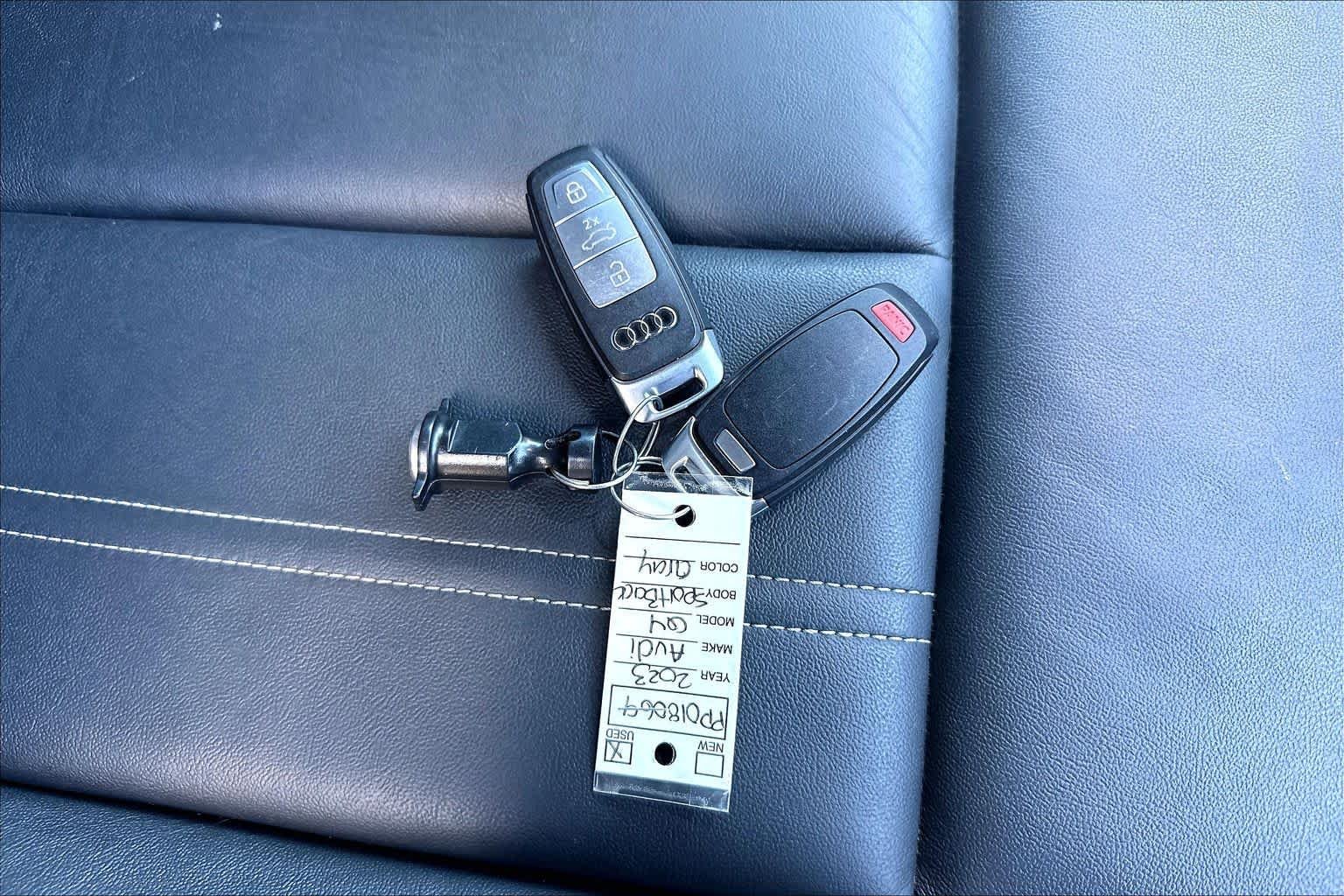 Used 2023 Pebble Gray Audi Premium Plus image 14