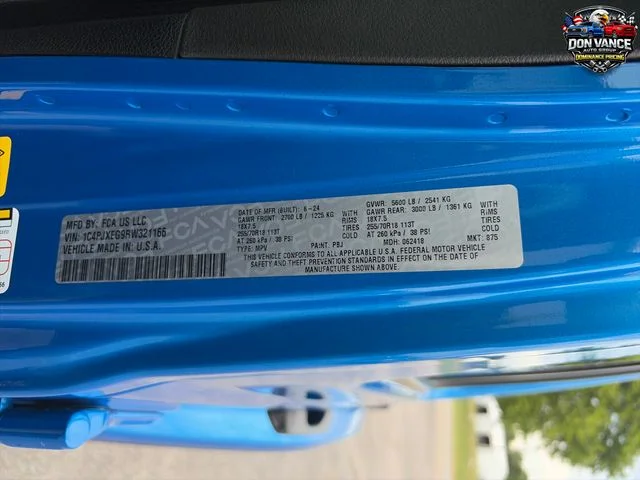 Used 2024 Blue Jeep Sahara image 28