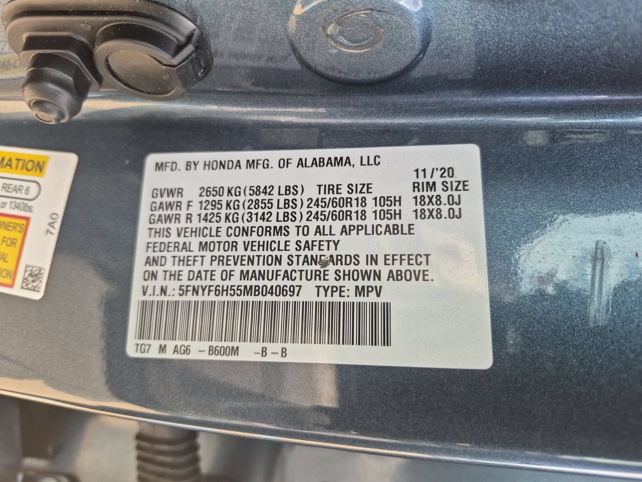 2021 Honda Pilot EX-L - Photo 36