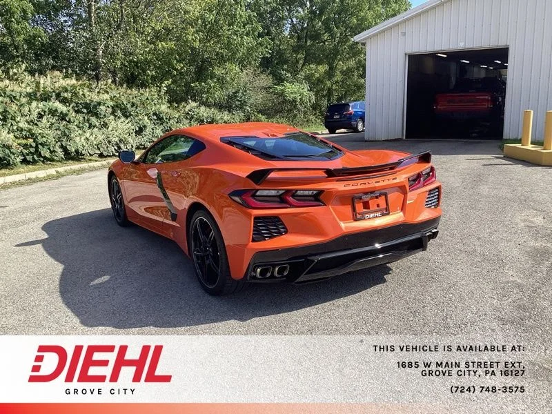 Used 2020 Orange Chevrolet Stingray image 5