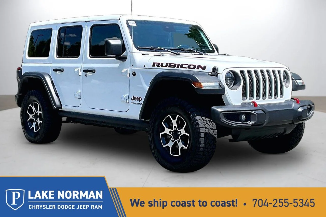 Used 2021 White Jeep Rubicon image 1