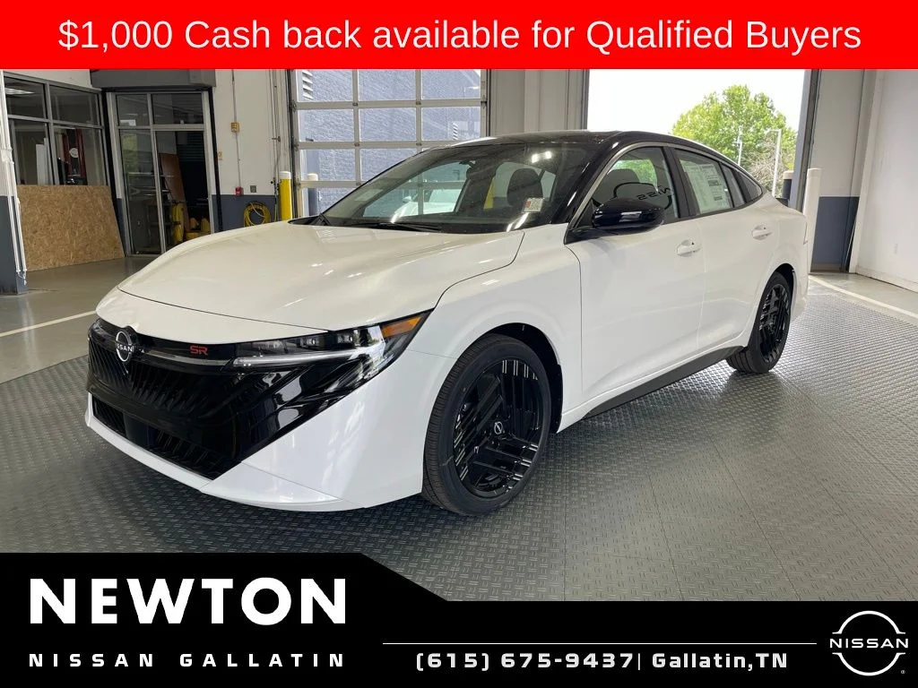 New 2026 Aspen White TriCoat / Super Black Two-tone Nissan SR image 5