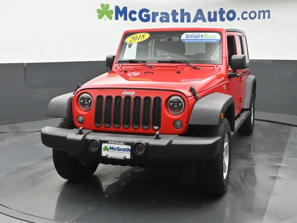 Certified Used 2018 Red Jeep Unlimited Sport image 20