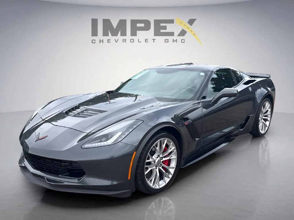 Used 2017 WATKINS GLEN GRAY METALLIC Chevrolet Z06 3LZ image 1