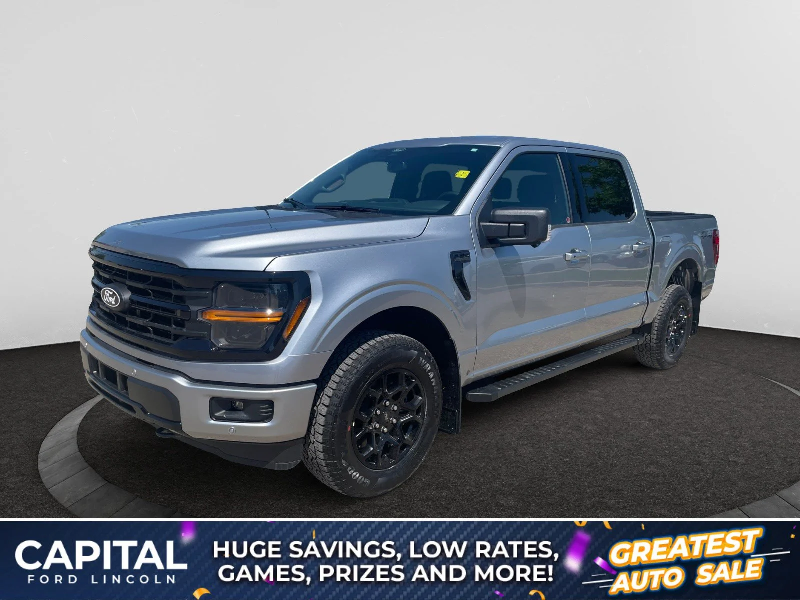 New 2026 Iconic Silver Metallic Ford XLT image 1