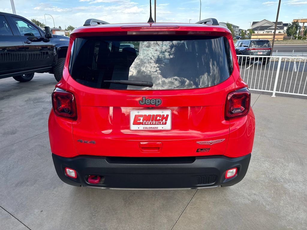 Used 2021 Colorado Red Clearcoat Jeep Trailhawk image 4