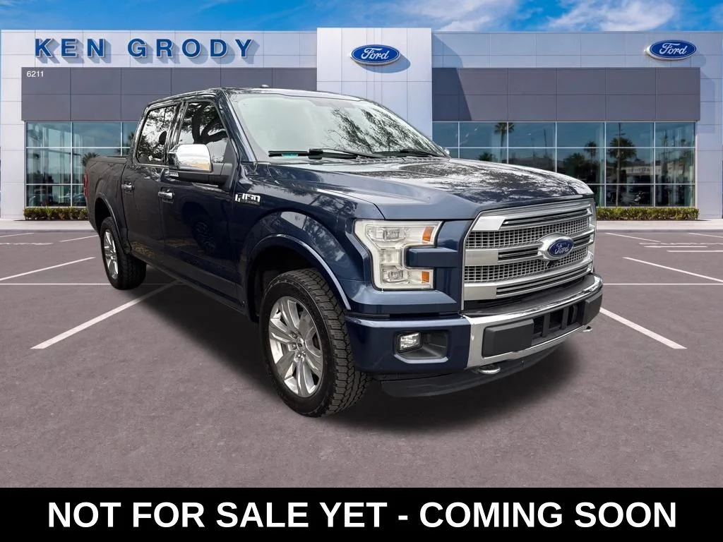 Used 2016 Blue Ford Platinum image 1