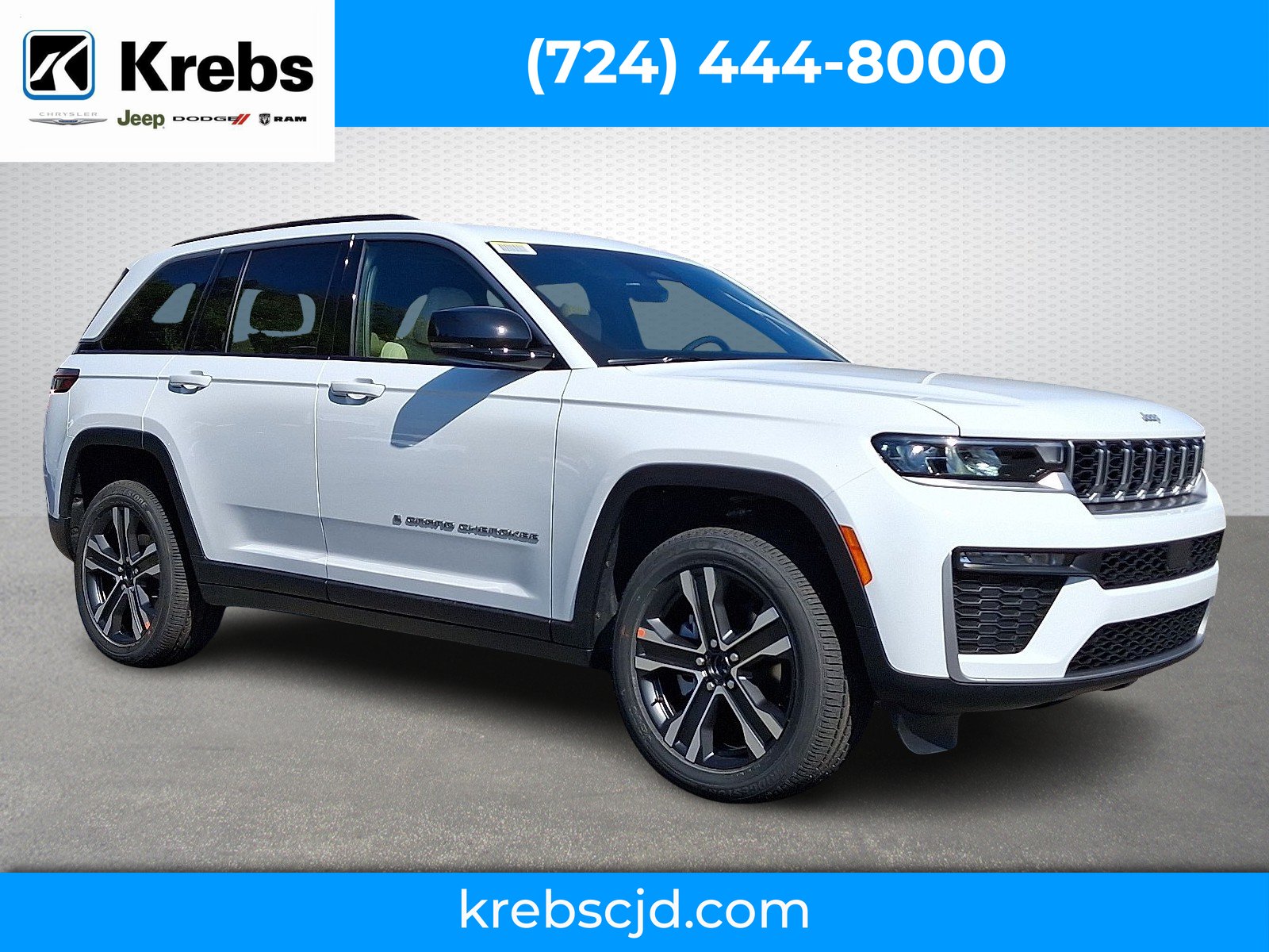 New 2027 Bright White Clear-Coat Paint Jeep Limited 4x2 image 1