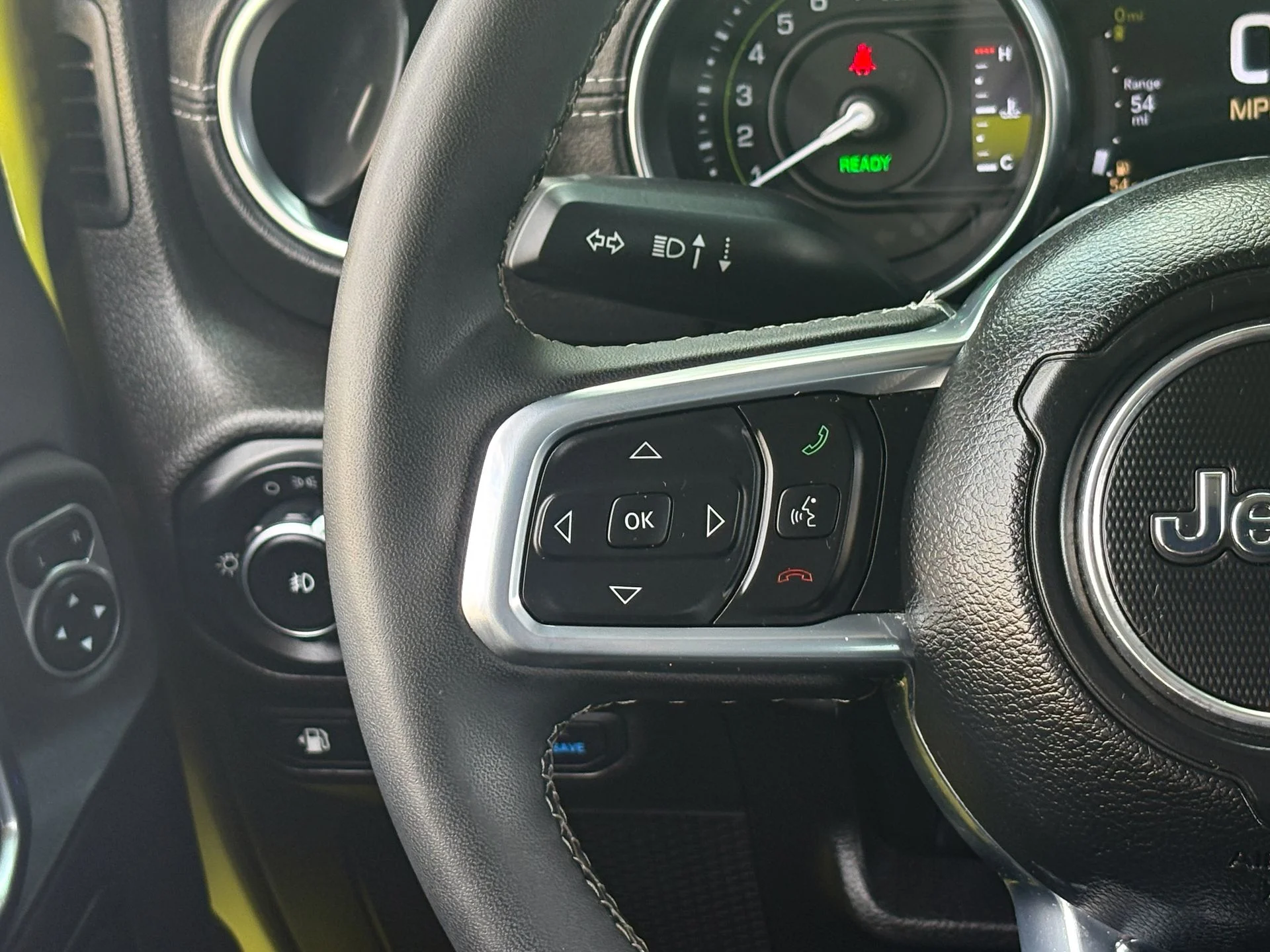 Used 2023 Yellow Jeep Sahara 4xe image 32