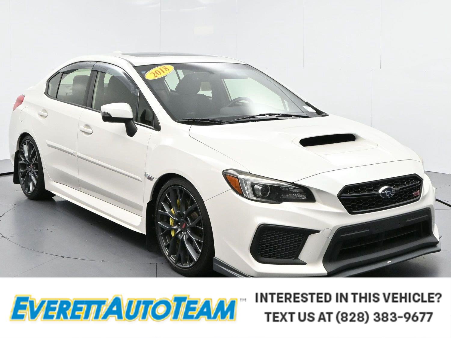 Used 2018 Crystal White Pearl Subaru STI Limited image 1