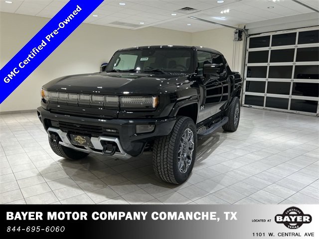 Certified 2024 GMC HUMMER EV 3X with VIN 1GT40DDA0RU114761 for sale in Comanche, TX