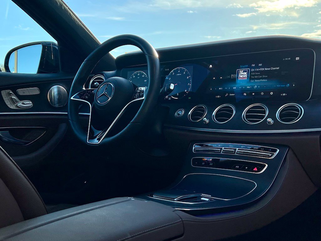 Certified Used 2023 Blue Mercedes-Benz E 350 image 8