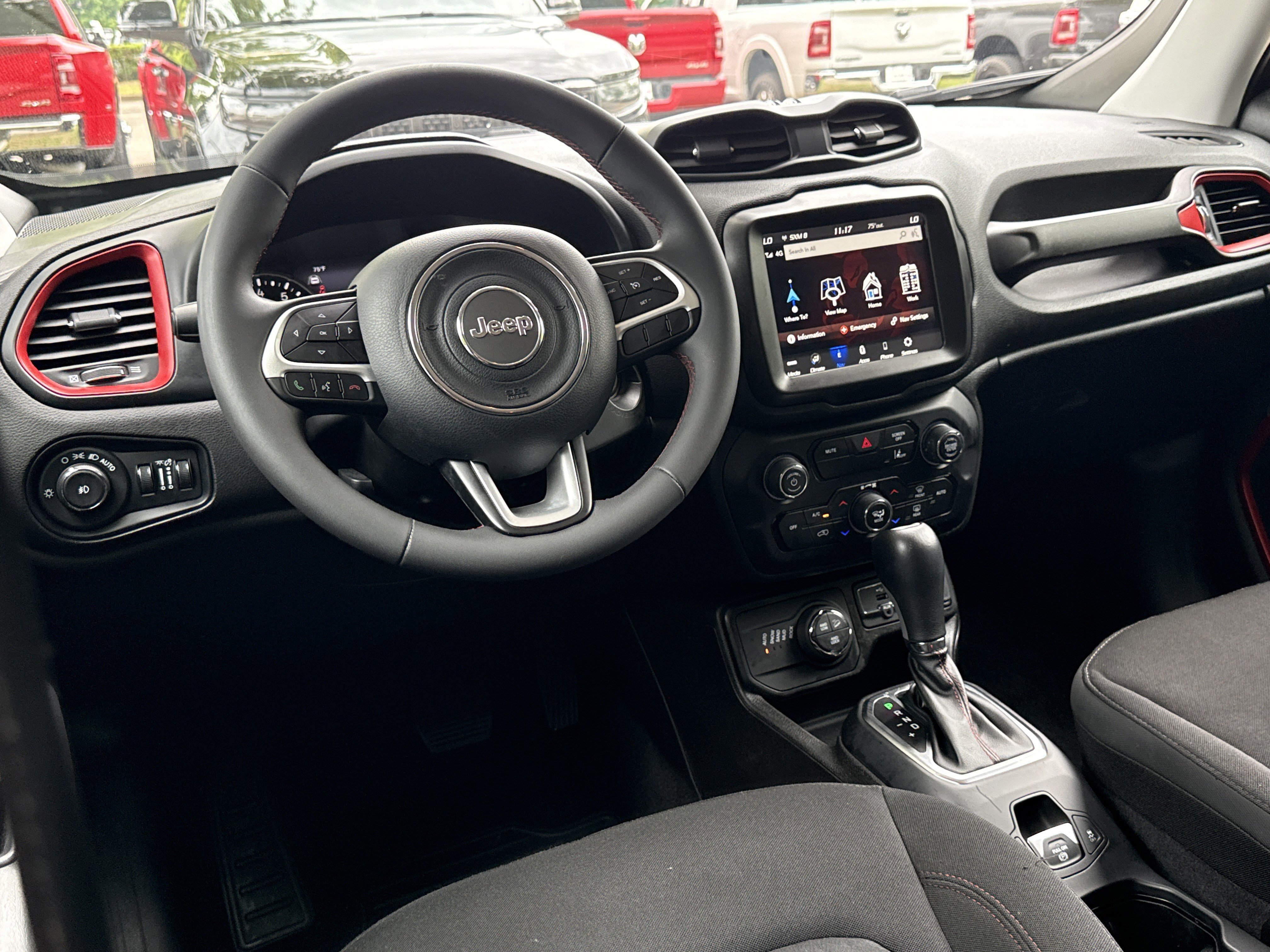 Used 2023 Black Clearcoat Jeep Trailhawk image 21