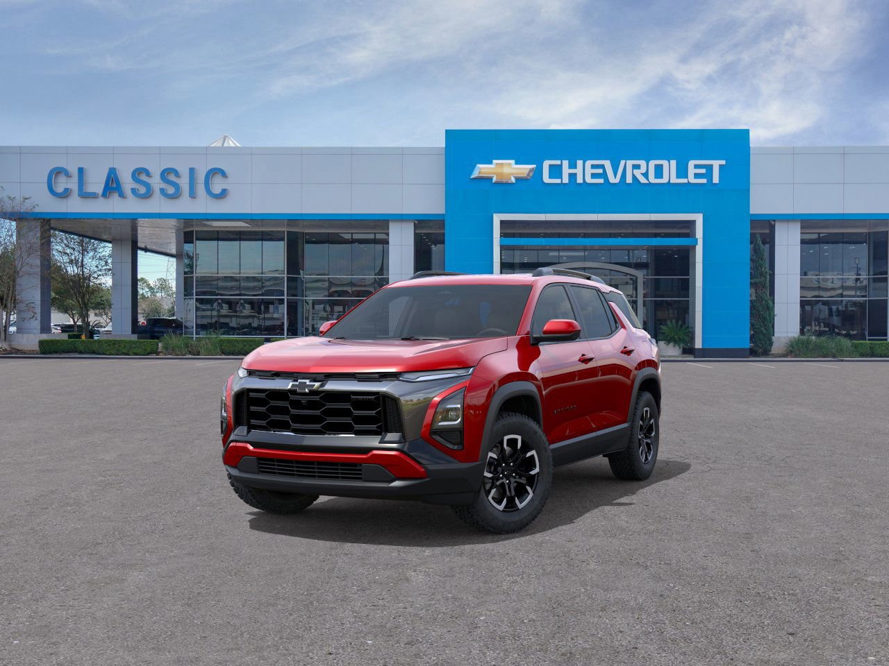 2026 Chevrolet Equinox ACTIV Red at Classic Elite Chevrolet Sugar Land