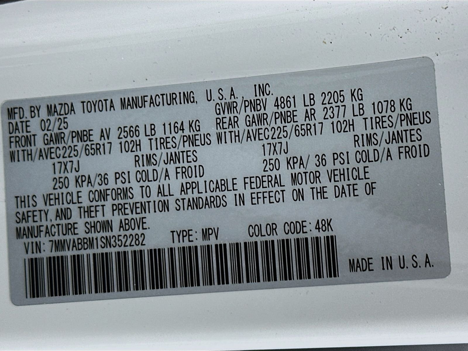 Certified Used 2025 Pearl Mazda 2.5 S Preferred Package Carplay Heated Seats Keyless image 32