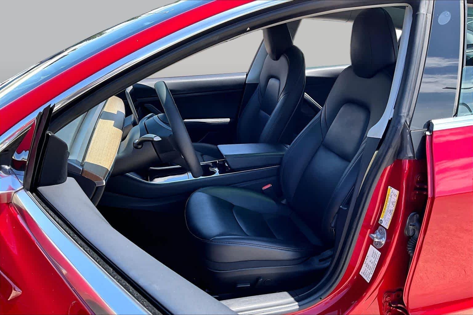 Used 2020 Red Multi-Coat Tesla Standard Range Plus image 6