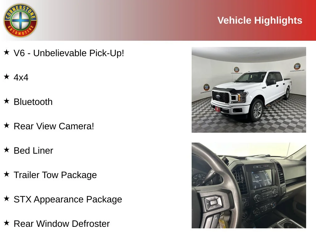 Used 2018 Ford F-150 XL with VIN 1FTEW1EP2JKF14776 for sale in Elk River, Minnesota