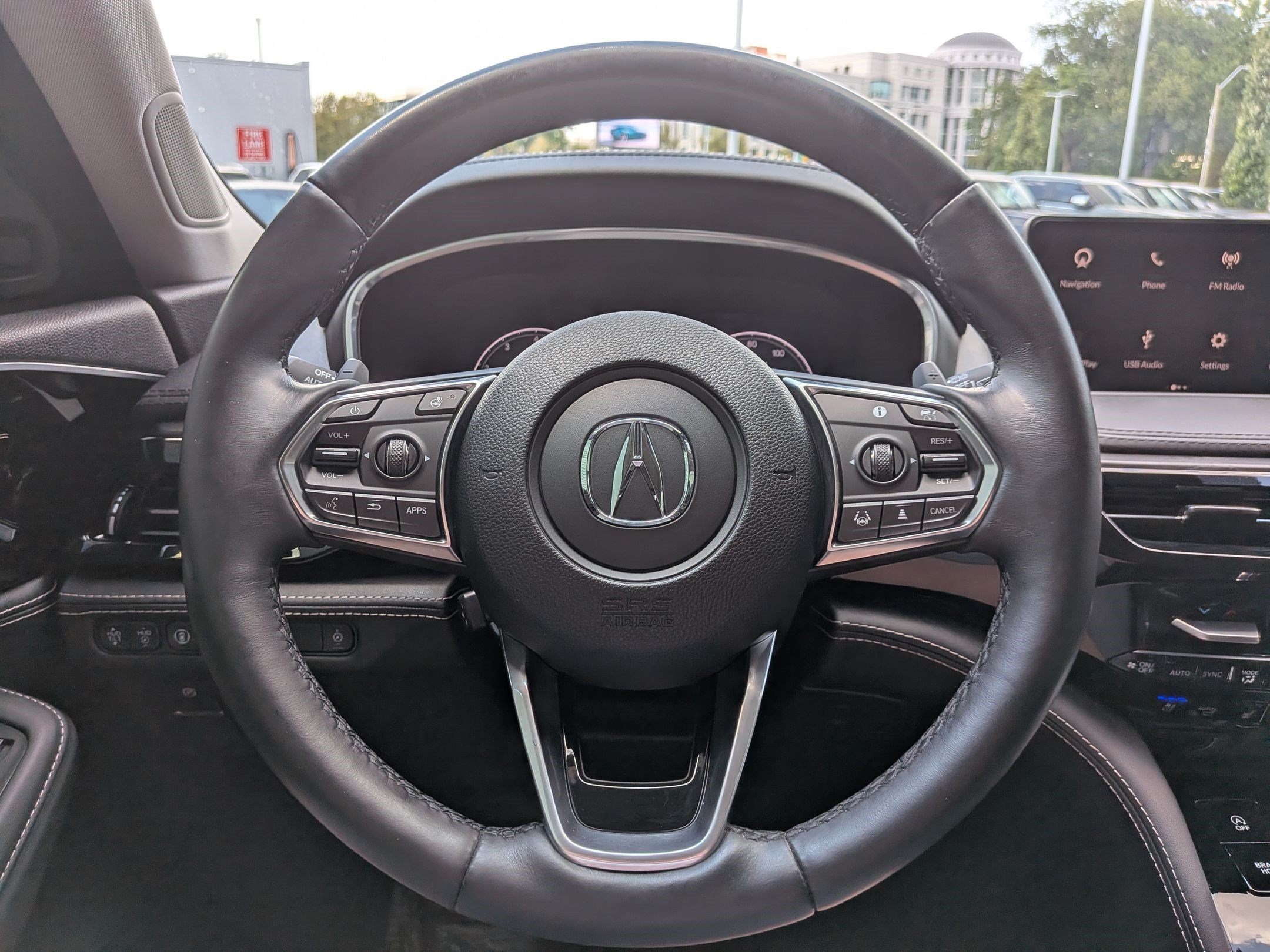 Used 2022 Liquid Carbon Metallic Acura w/Advance Package image 14