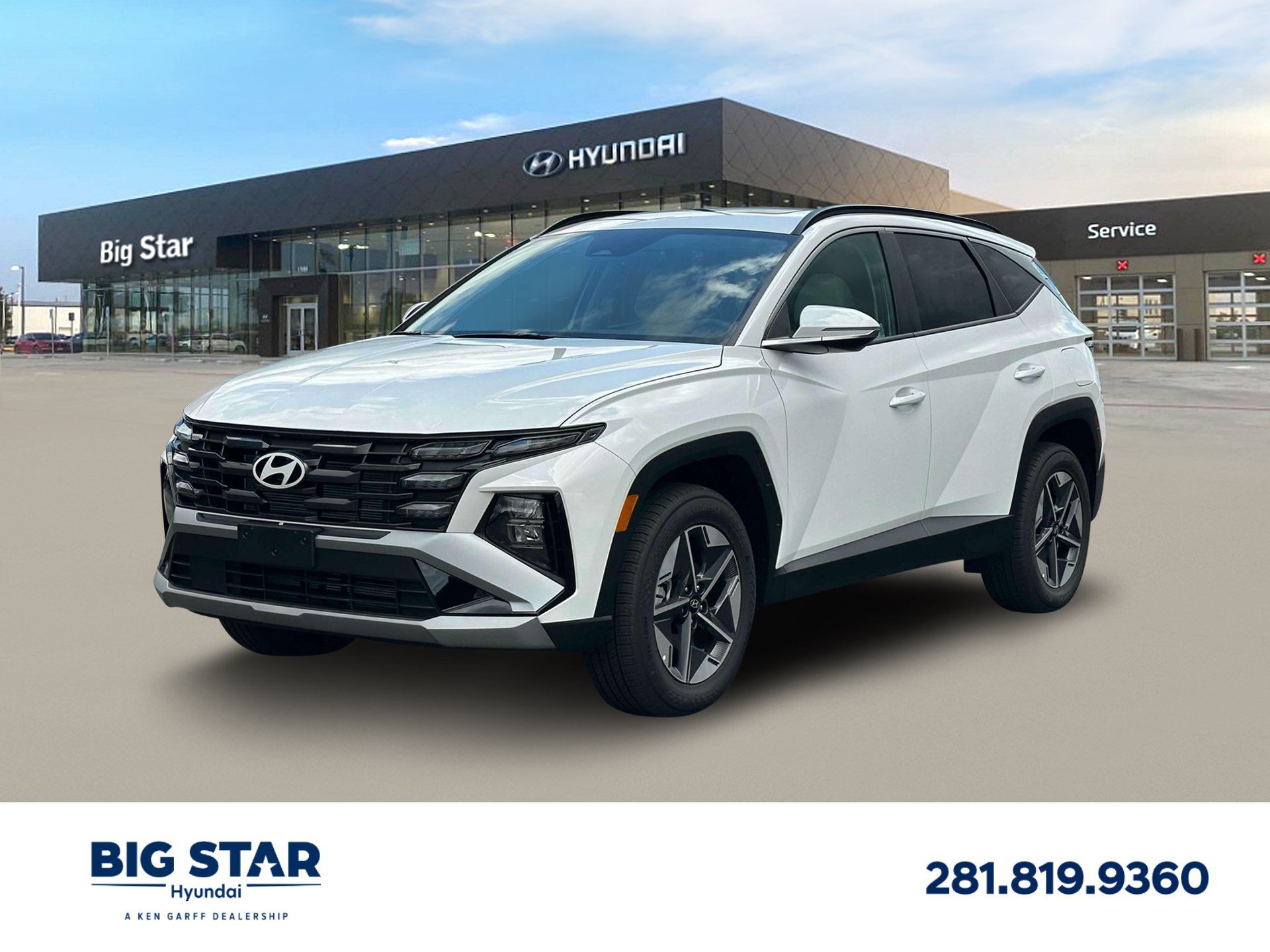 New 2025 Serenity White Pearl Hyundai SEL Convenience FWD image 1