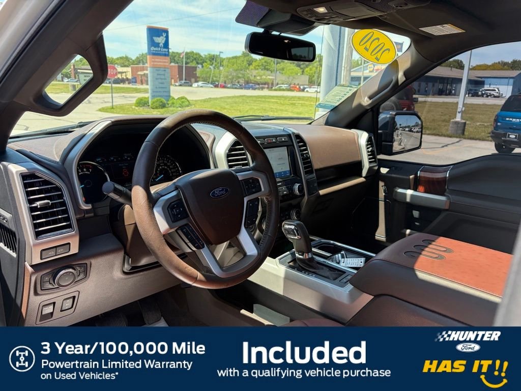 Used 2020 Oxford White Ford King Ranch image 2