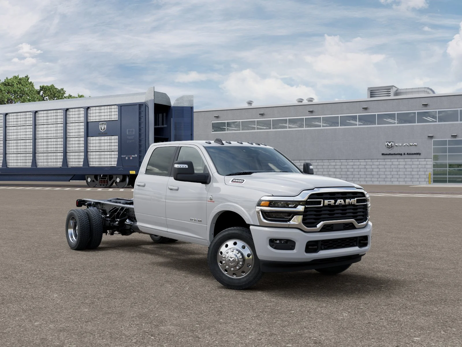 New 2026 Bright White Clear-Coat Exterior Paint RAM Tradesman image 3