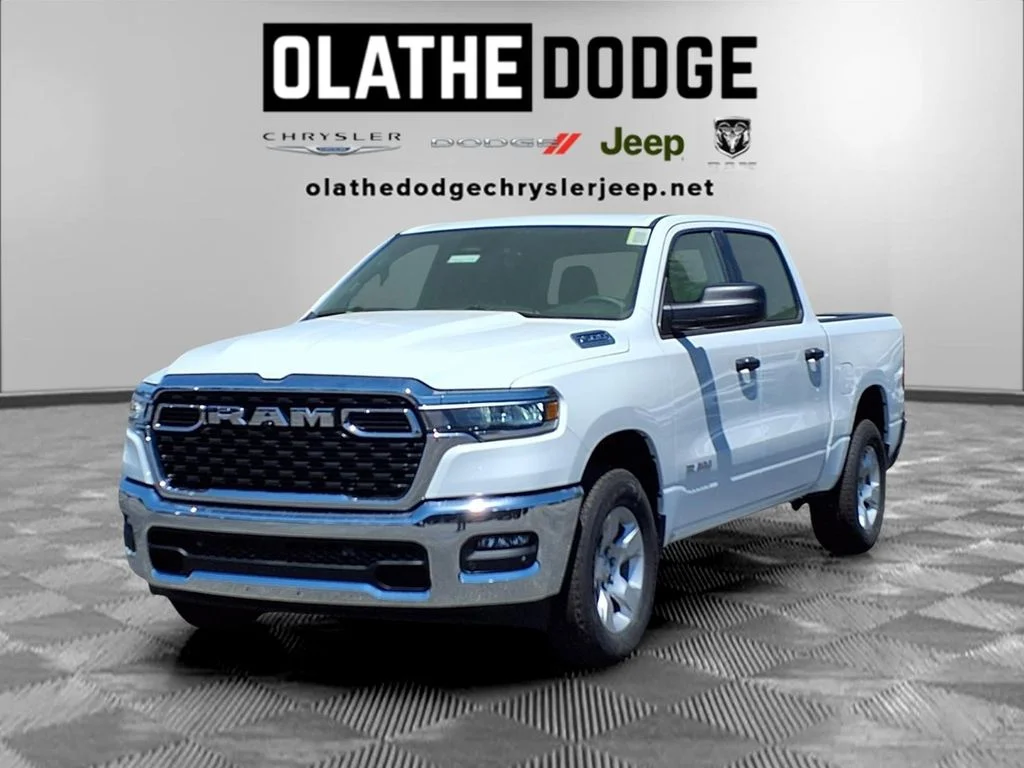 New 2026 Bright White Clear-Coat Exterior Paint RAM Big Horn/Lone Star image 1