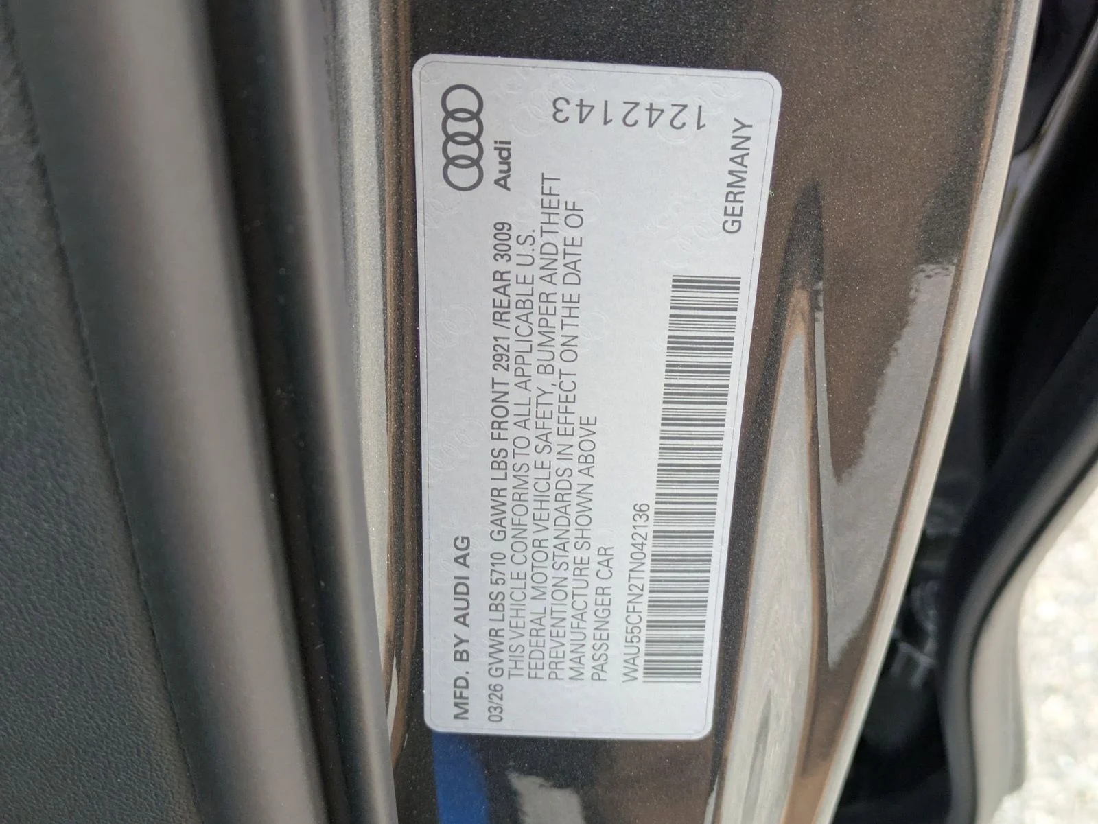 New 2026 Gray Audi Premium Plus image 17